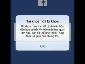 Cách Mở Khóa Tài Khoản Facebook Bị Vô Hiệu Hóa